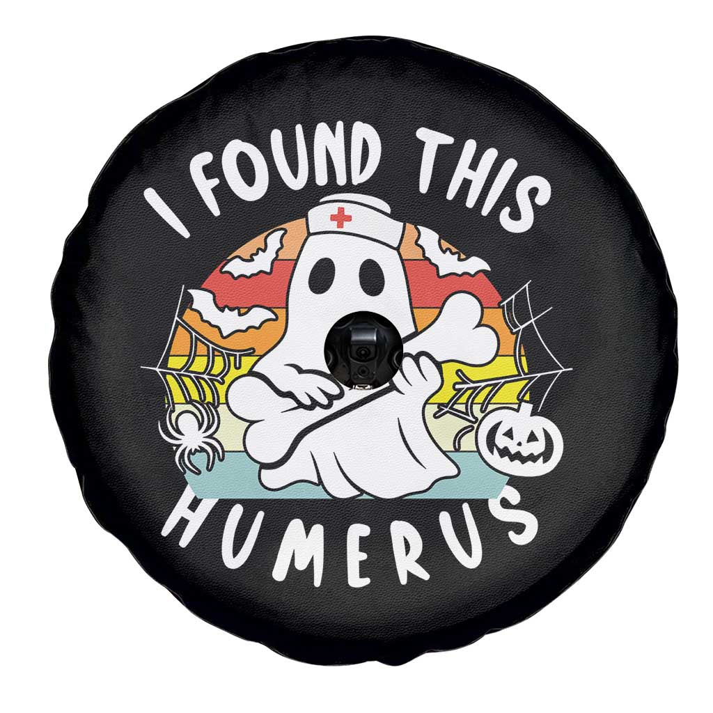 Halloween Ghost Nurse Spare Tire Cover I Found This Humerus Bone Pun - Wonder Print Shop