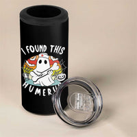 Halloween Ghost Nurse 4 in 1 Can Cooler Tumbler I Found This Humerus Bone Pun