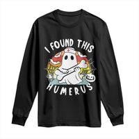 Halloween Ghost Nurse Long Sleeve Shirt I Found This Humerus Bone Pun - Wonder Print Shop