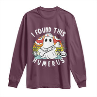 Halloween Ghost Nurse Long Sleeve Shirt I Found This Humerus Bone Pun - Wonder Print Shop