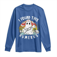 Halloween Ghost Nurse Long Sleeve Shirt I Found This Humerus Bone Pun - Wonder Print Shop