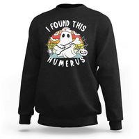Halloween Ghost Nurse Sweatshirt I Found This Humerus Bone Pun - Wonder Print Shop