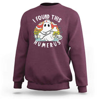 Halloween Ghost Nurse Sweatshirt I Found This Humerus Bone Pun - Wonder Print Shop