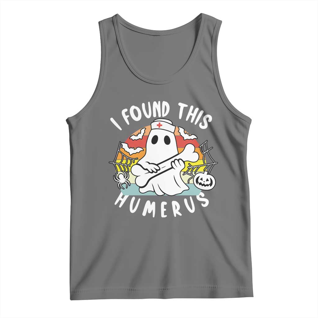 Halloween Ghost Nurse Tank Top I Found This Humerus Bone Pun - Wonder Print Shop