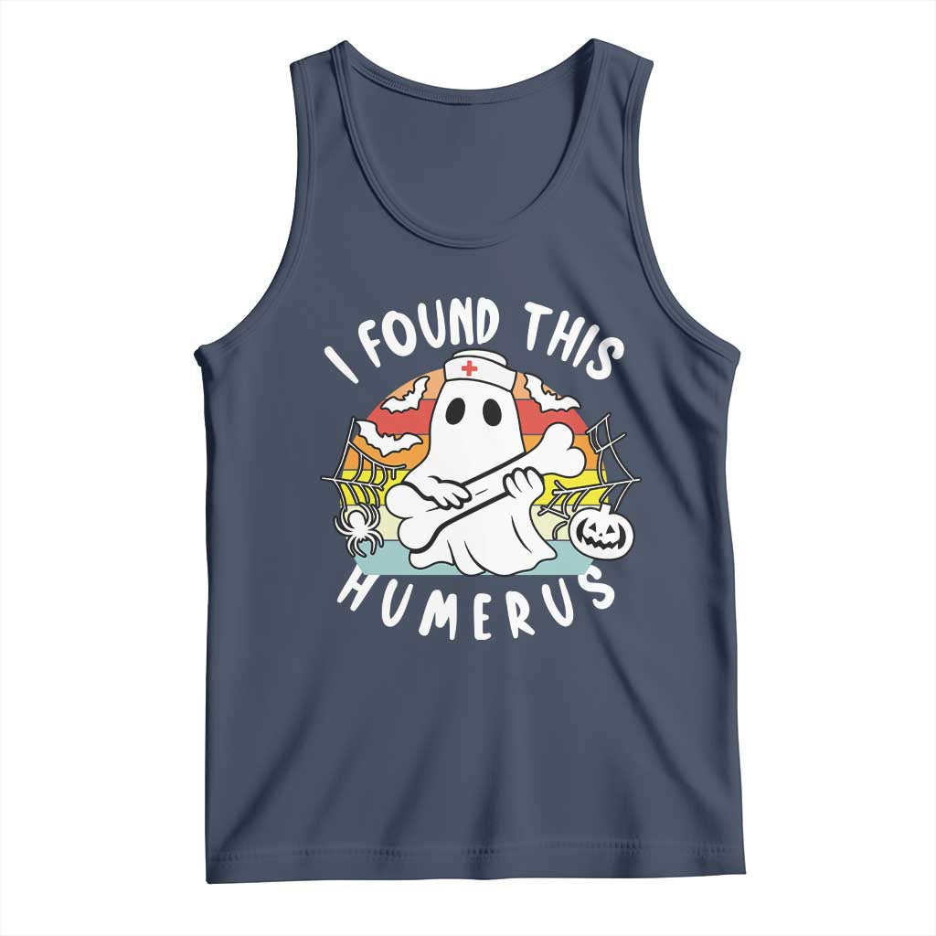 Halloween Ghost Nurse Tank Top I Found This Humerus Bone Pun - Wonder Print Shop
