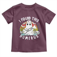 Halloween Ghost Nurse Toddler T Shirt I Found This Humerus Bone Pun - Wonder Print Shop
