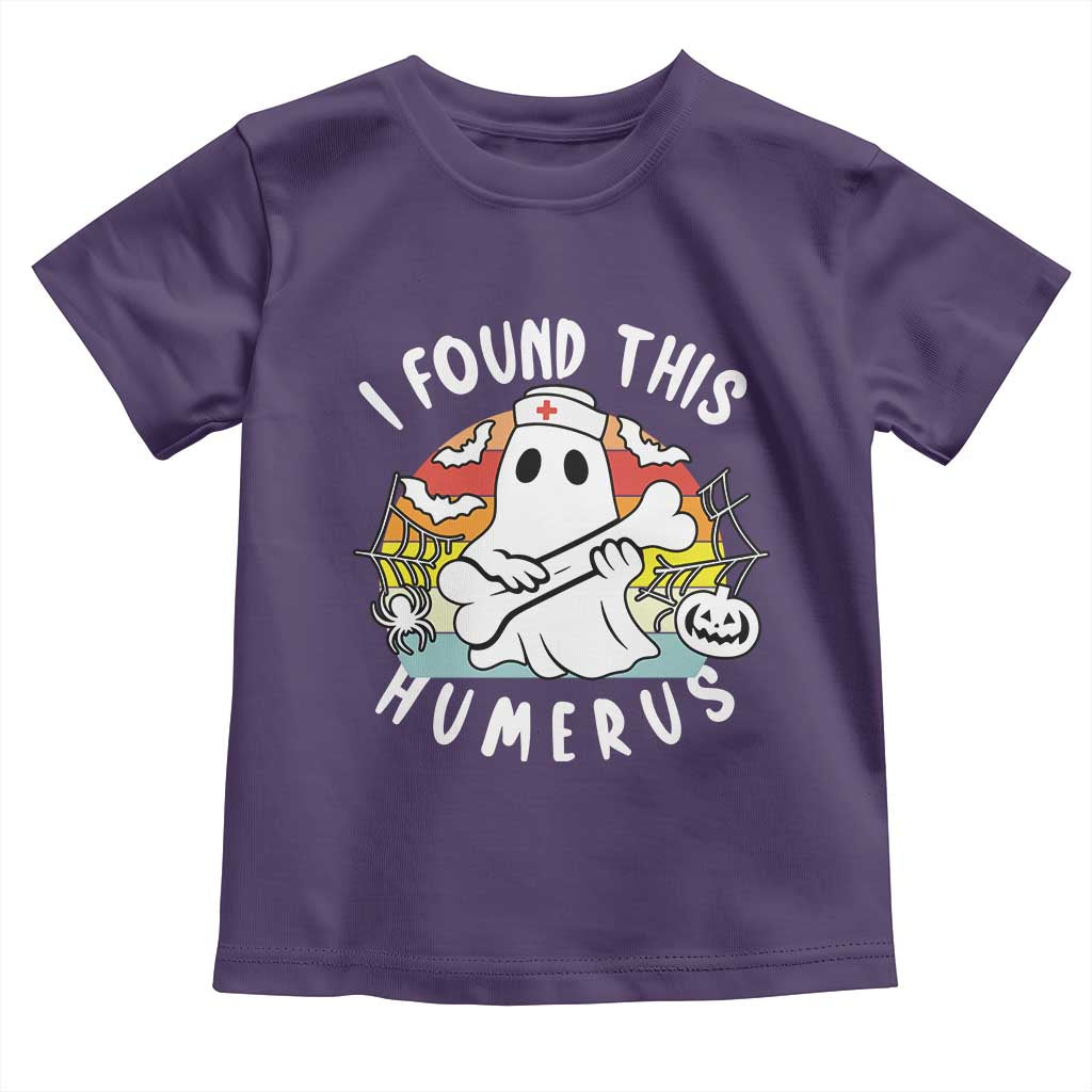 Halloween Ghost Nurse Toddler T Shirt I Found This Humerus Bone Pun - Wonder Print Shop