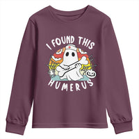 Halloween Ghost Nurse Youth Sweatshirt I Found This Humerus Bone Pun - Wonder Print Shop