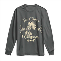 Funny Chicken Lover Gift Long Sleeve Shirt The Chicken Whisperer - Wonder Print Shop