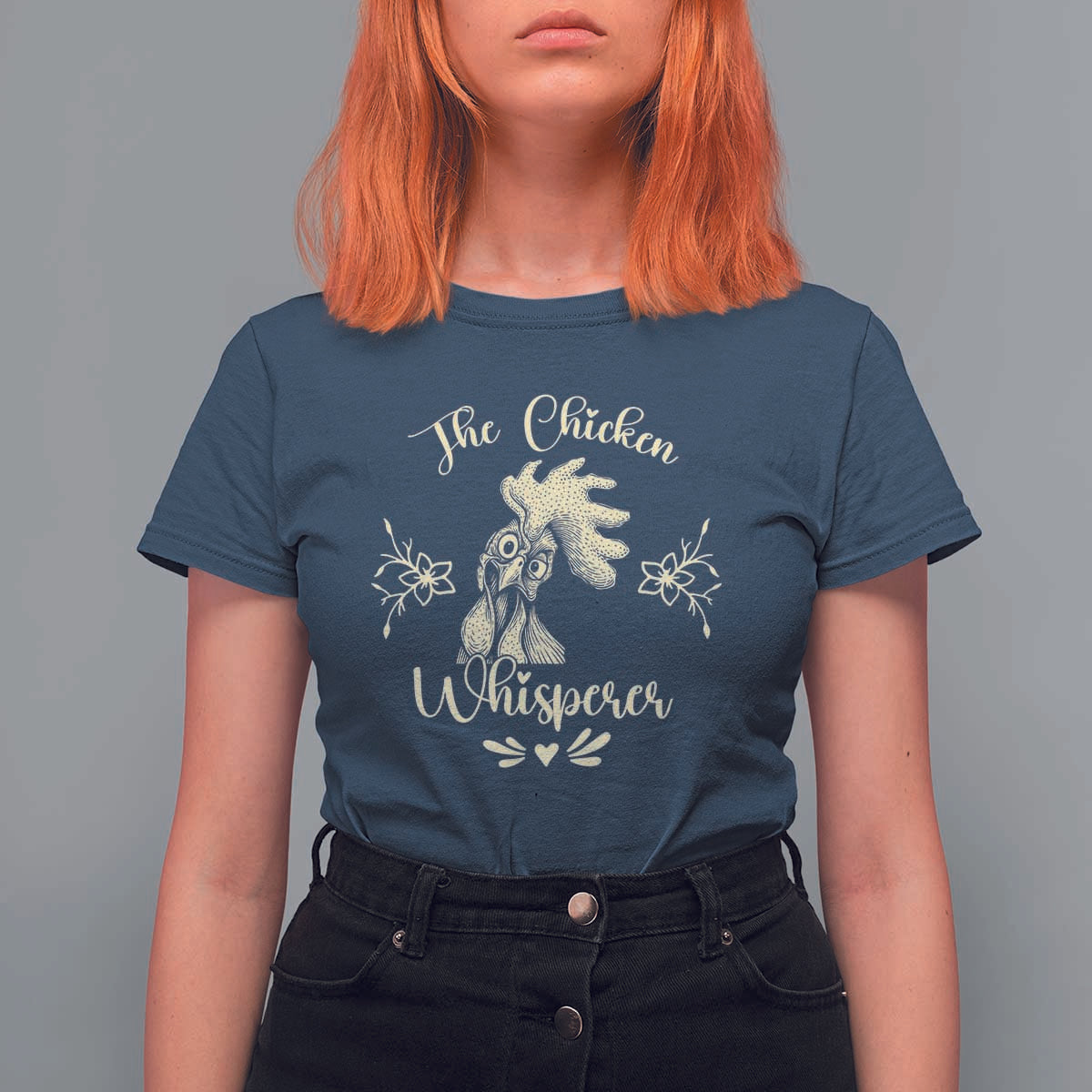 Funny Chicken Lover Gift T Shirt For Women The Chicken Whisperer - Wonder Print Shop