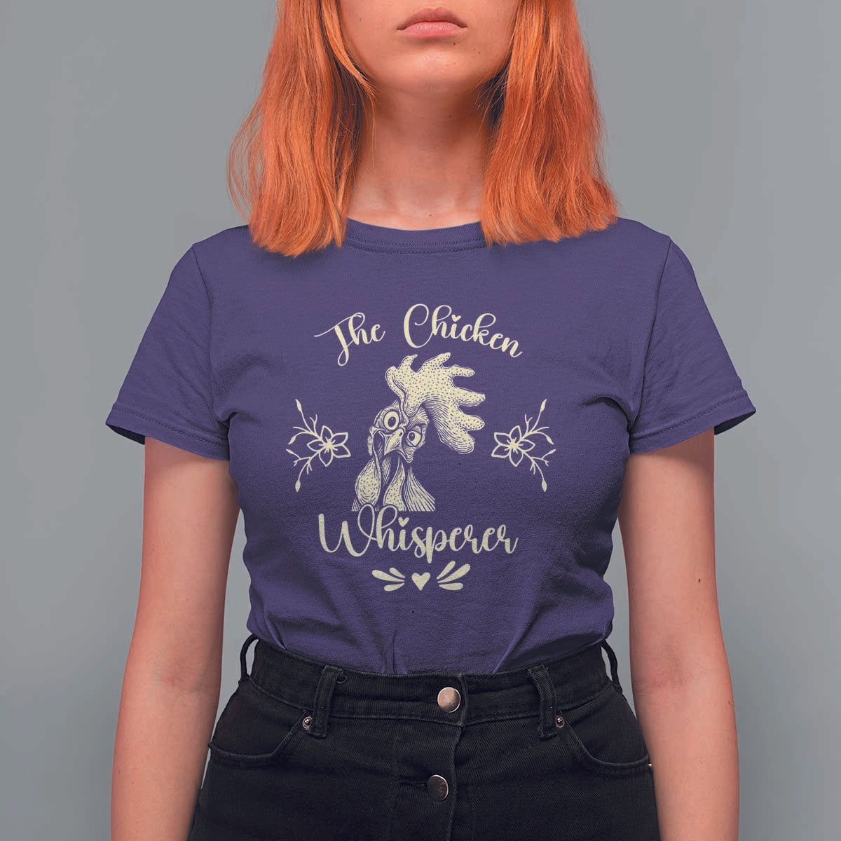 Funny Chicken Lover Gift T Shirt For Women The Chicken Whisperer - Wonder Print Shop