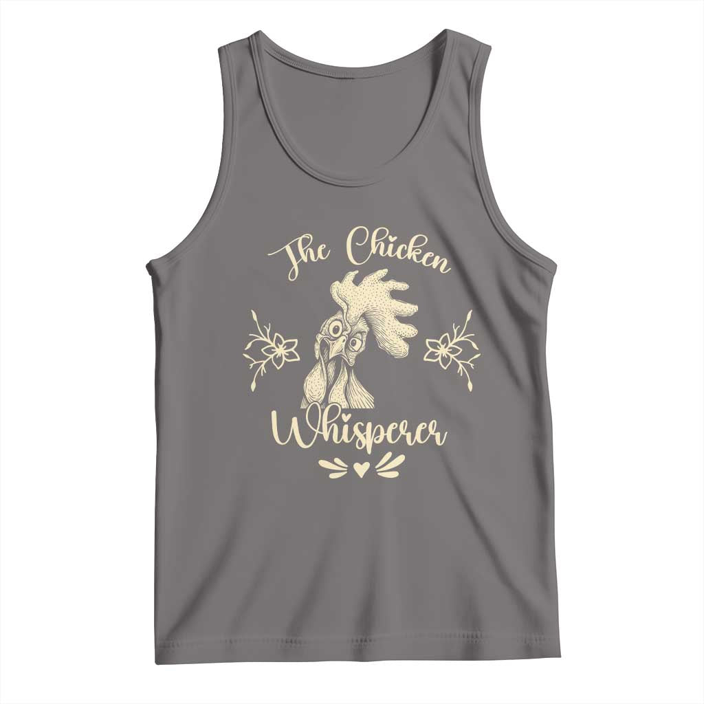 Funny Chicken Lover Gift Tank Top The Chicken Whisperer - Wonder Print Shop