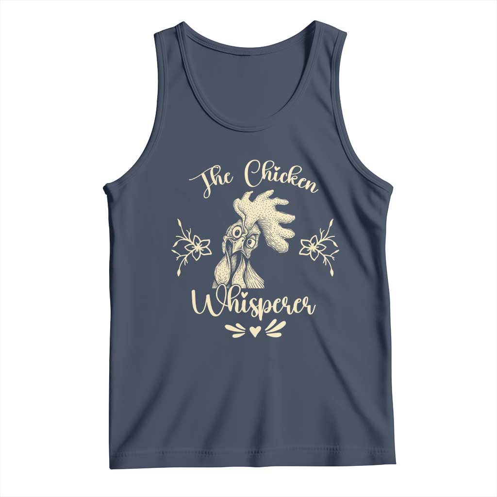 Funny Chicken Lover Gift Tank Top The Chicken Whisperer - Wonder Print Shop