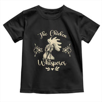 Funny Chicken Lover Gift Toddler T Shirt The Chicken Whisperer - Wonder Print Shop