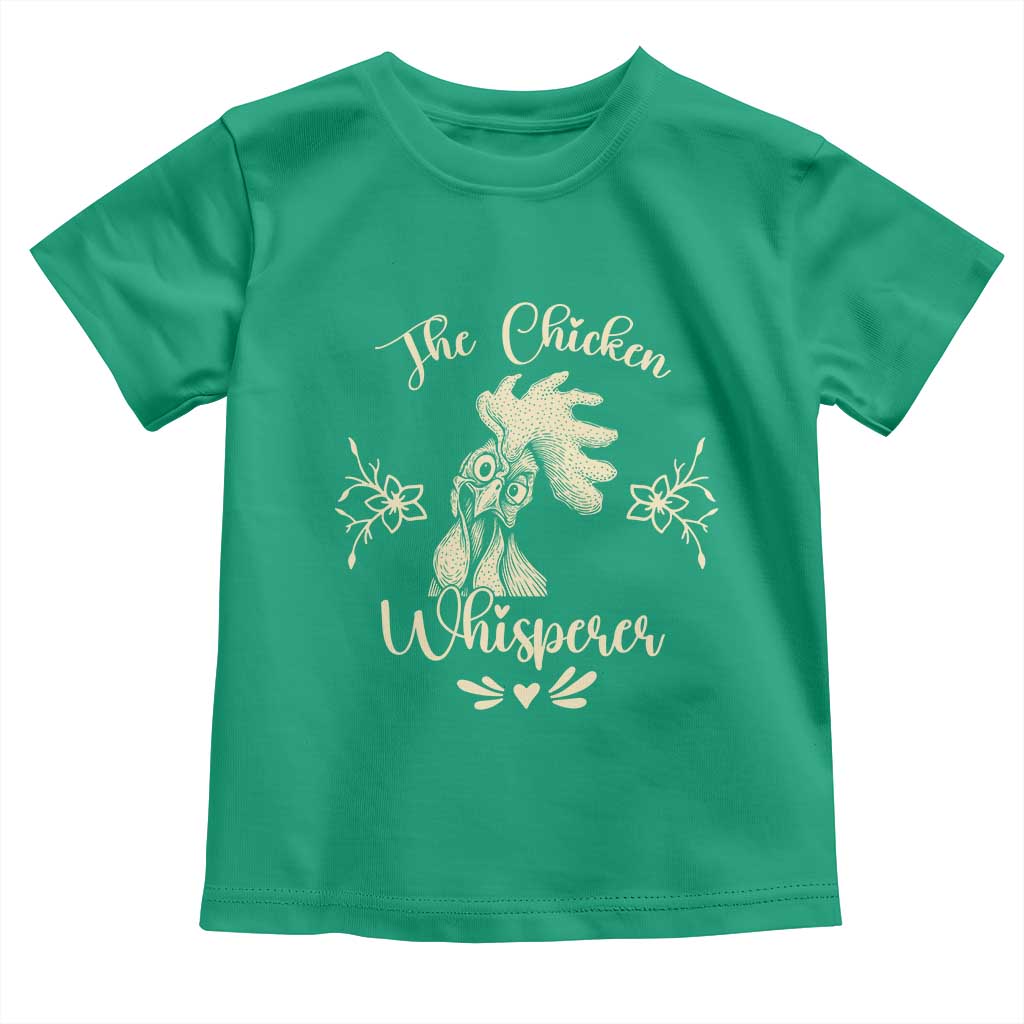 Funny Chicken Lover Gift Toddler T Shirt The Chicken Whisperer - Wonder Print Shop