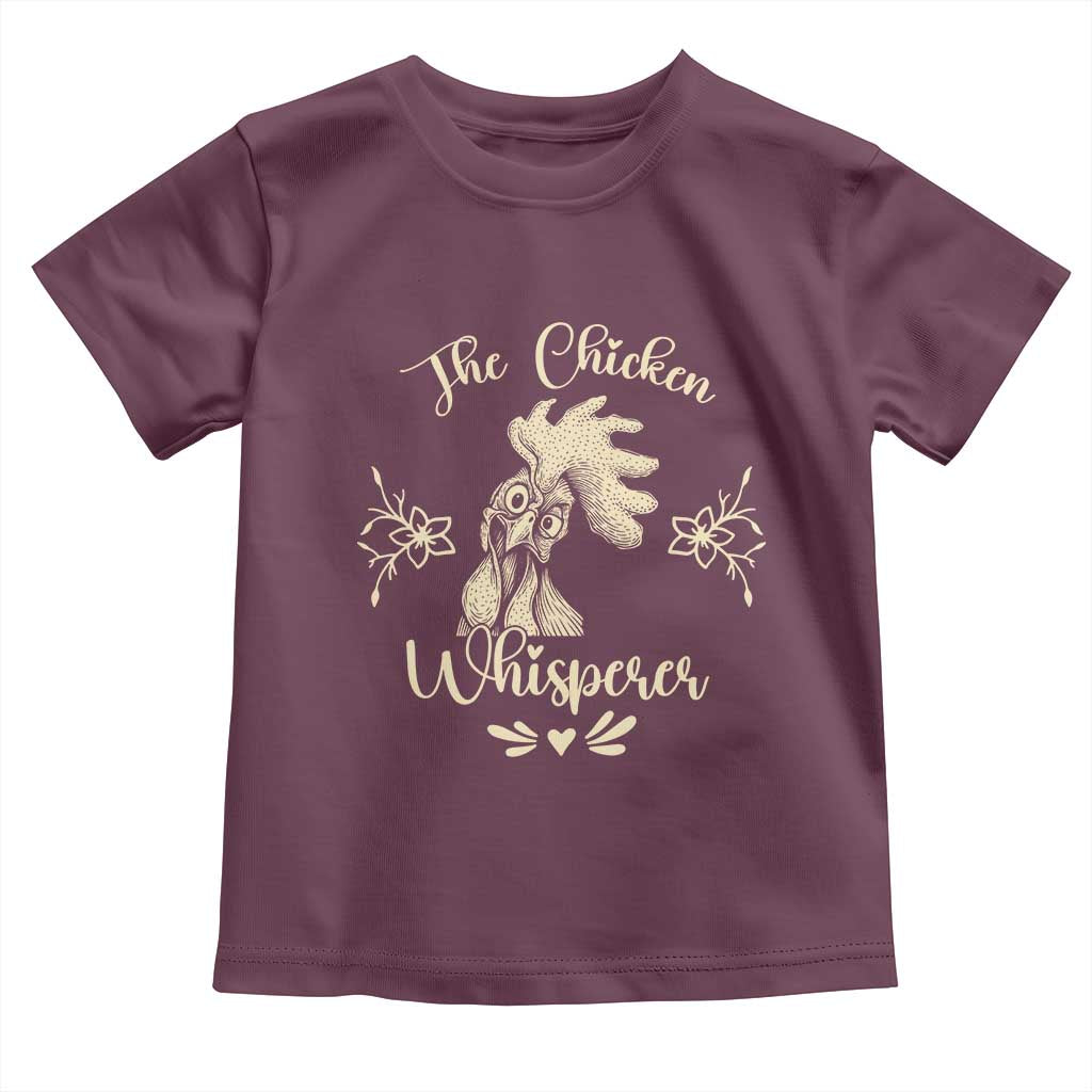 Funny Chicken Lover Gift Toddler T Shirt The Chicken Whisperer - Wonder Print Shop