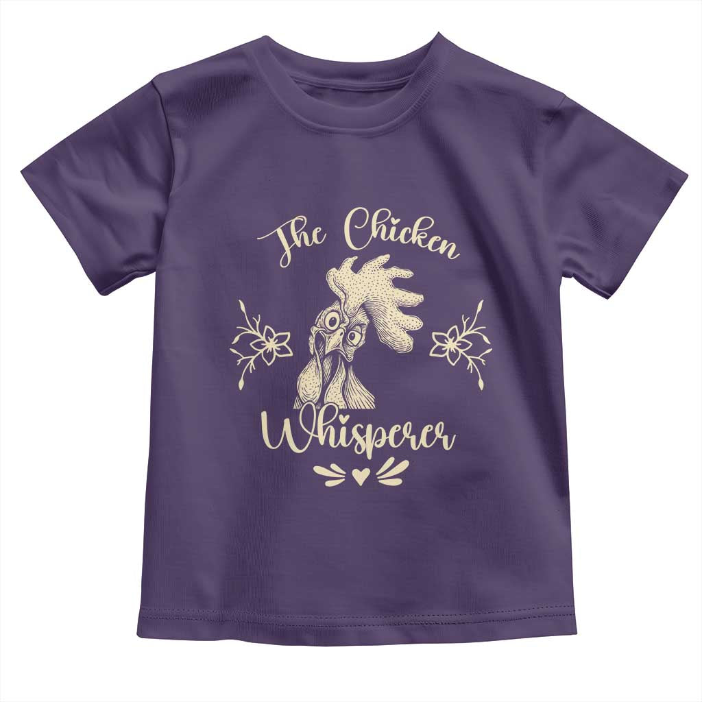 Funny Chicken Lover Gift Toddler T Shirt The Chicken Whisperer - Wonder Print Shop