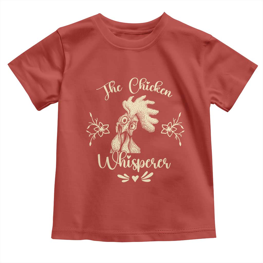 Funny Chicken Lover Gift Toddler T Shirt The Chicken Whisperer - Wonder Print Shop