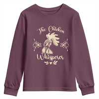 Funny Chicken Lover Gift Youth Sweatshirt The Chicken Whisperer - Wonder Print Shop