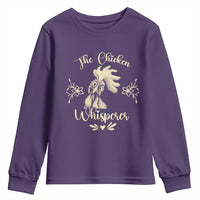 Funny Chicken Lover Gift Youth Sweatshirt The Chicken Whisperer - Wonder Print Shop