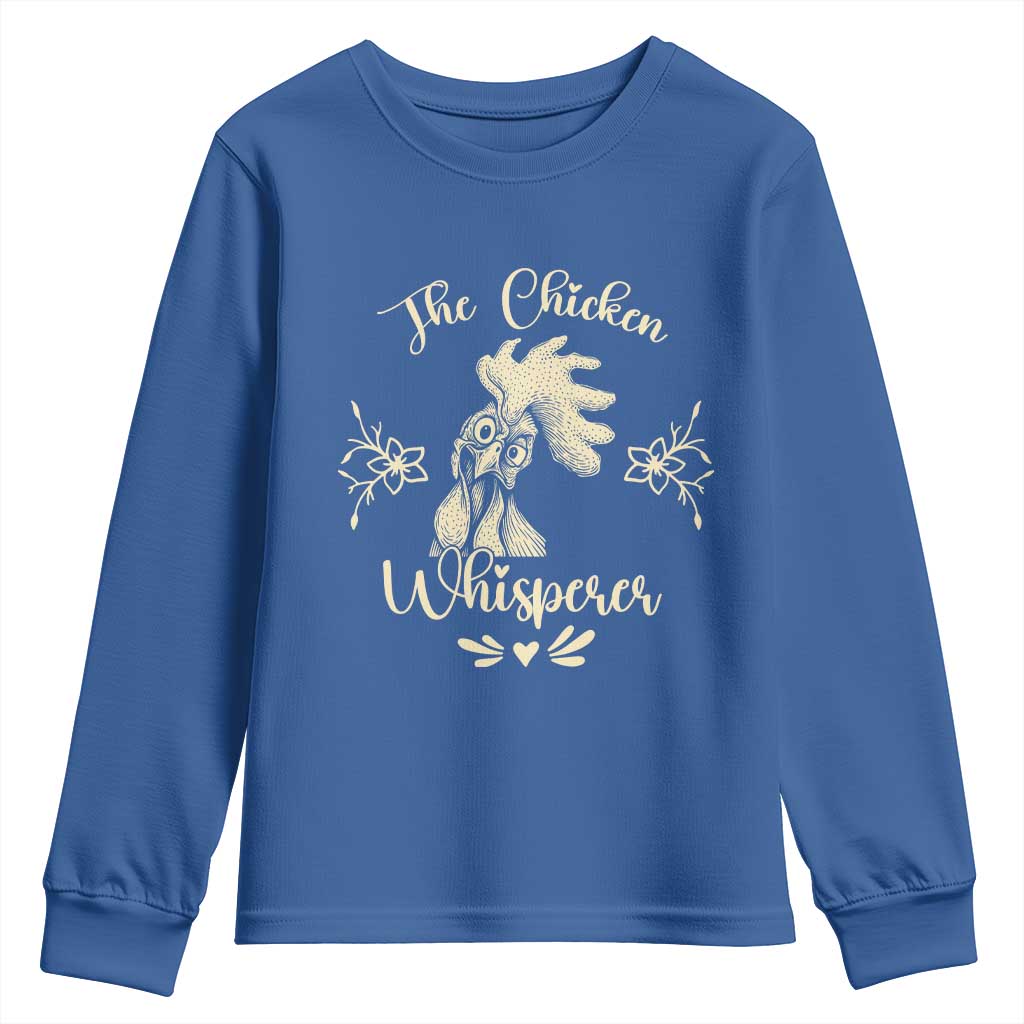 Funny Chicken Lover Gift Youth Sweatshirt The Chicken Whisperer - Wonder Print Shop