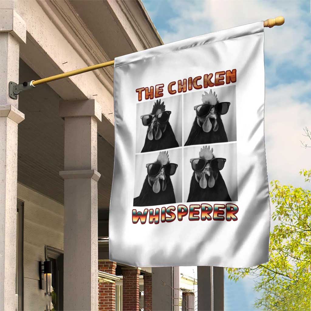 Funny Farm Animal Gift Garden Flag The Chicken Whisperer - Wonder Print Shop