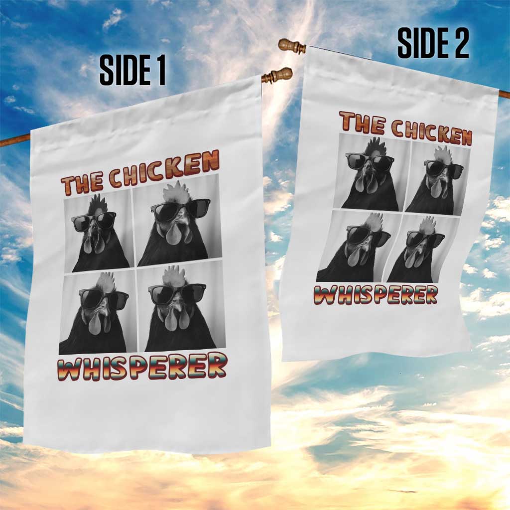 Funny Farm Animal Gift Garden Flag The Chicken Whisperer - Wonder Print Shop