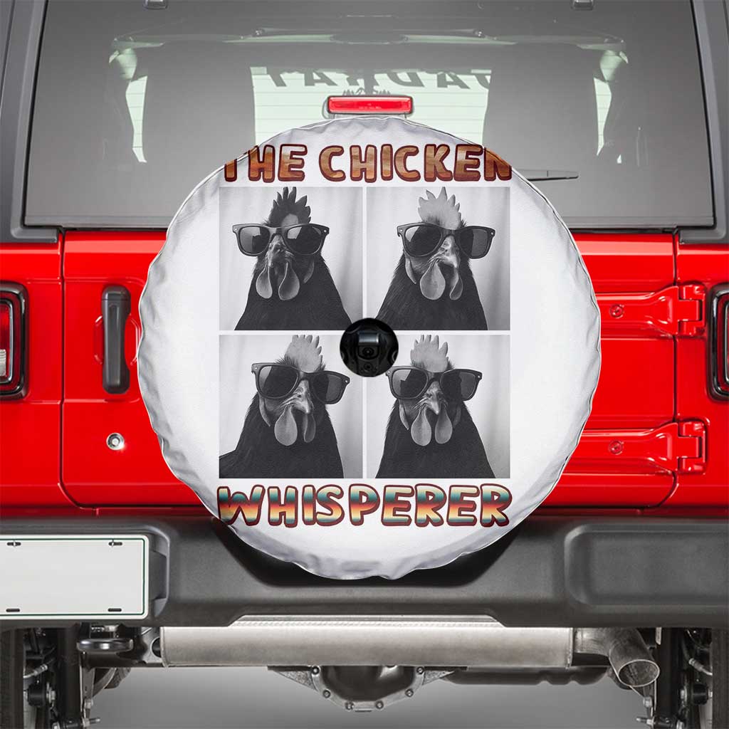 Funny Farm Animal Gift Spare Tire Cover The Chicken Whisperer - Wonder Print Shop