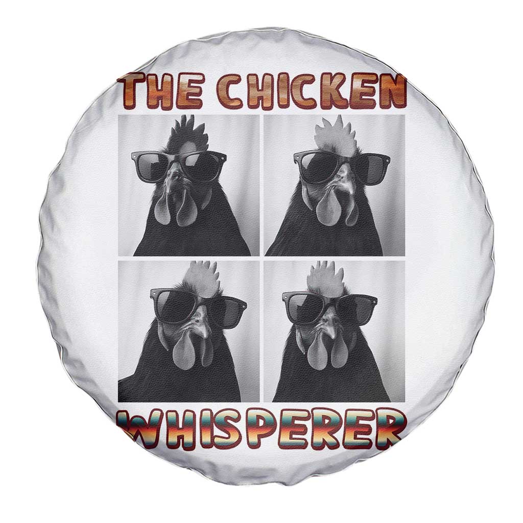 Funny Farm Animal Gift Spare Tire Cover The Chicken Whisperer - Wonder Print Shop