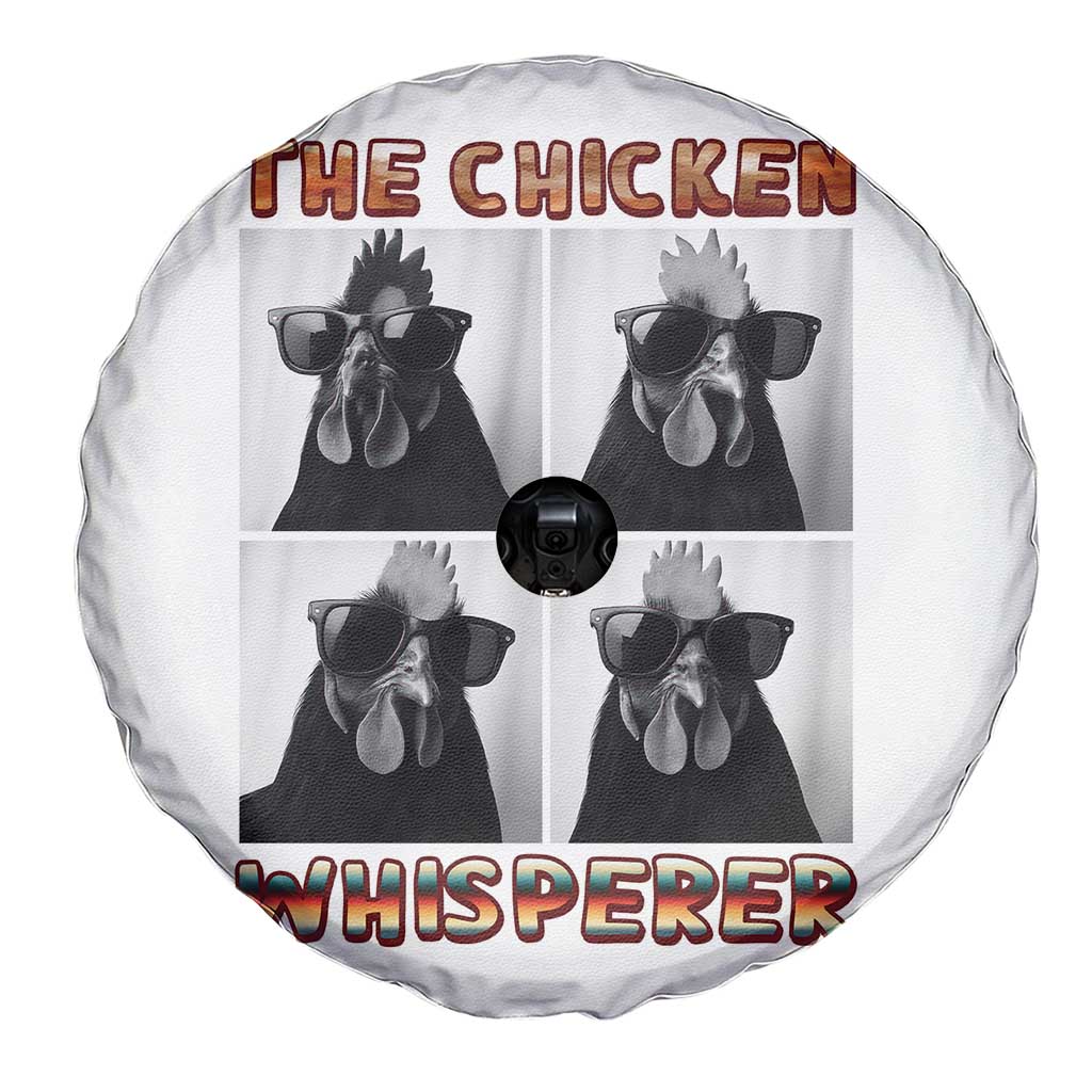 Funny Farm Animal Gift Spare Tire Cover The Chicken Whisperer - Wonder Print Shop