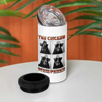 Funny Farm Animal Gift 4 in 1 Can Cooler Tumbler The Chicken Whisperer