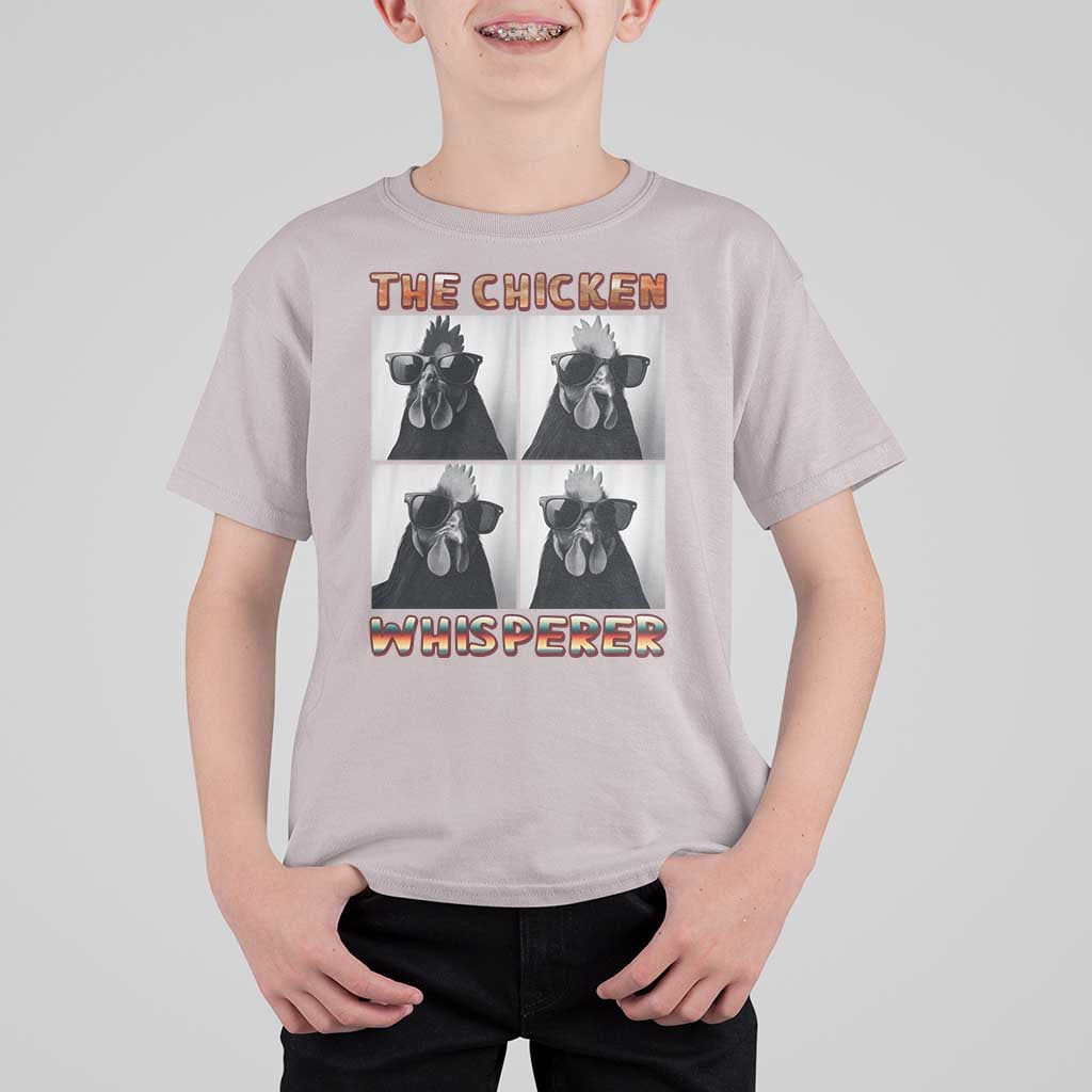 Funny Farm Animal Gift T Shirt For Kid The Chicken Whisperer - Wonder Print Shop