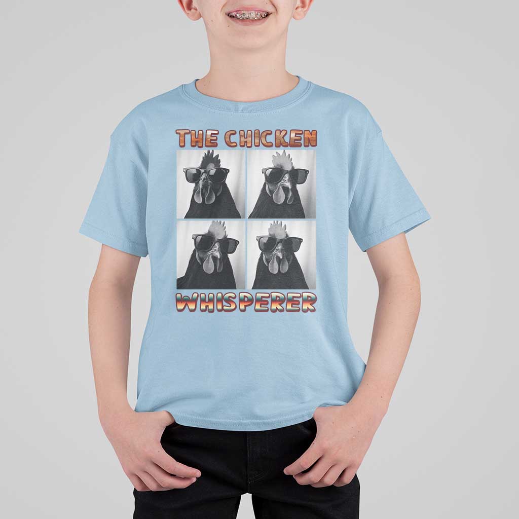 Funny Farm Animal Gift T Shirt For Kid The Chicken Whisperer - Wonder Print Shop