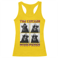 Funny Farm Animal Gift Racerback Tank Top The Chicken Whisperer - Wonder Print Shop