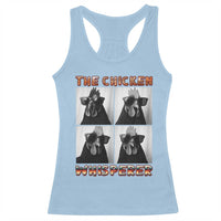 Funny Farm Animal Gift Racerback Tank Top The Chicken Whisperer - Wonder Print Shop
