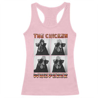 Funny Farm Animal Gift Racerback Tank Top The Chicken Whisperer - Wonder Print Shop