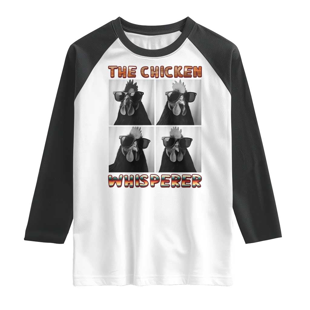 Funny Farm Animal Gift Raglan Shirt The Chicken Whisperer - Wonder Print Shop