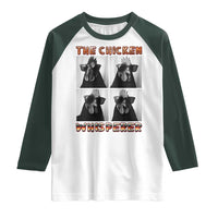 Funny Farm Animal Gift Raglan Shirt The Chicken Whisperer - Wonder Print Shop