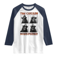 Funny Farm Animal Gift Raglan Shirt The Chicken Whisperer - Wonder Print Shop