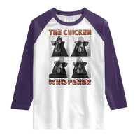 Funny Farm Animal Gift Raglan Shirt The Chicken Whisperer - Wonder Print Shop