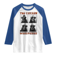 Funny Farm Animal Gift Raglan Shirt The Chicken Whisperer - Wonder Print Shop
