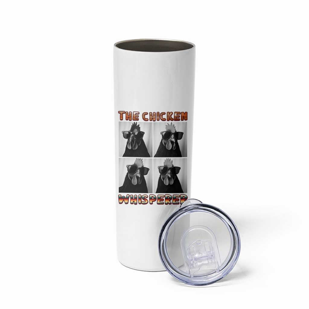 Funny Farm Animal Gift Skinny Tumbler The Chicken Whisperer