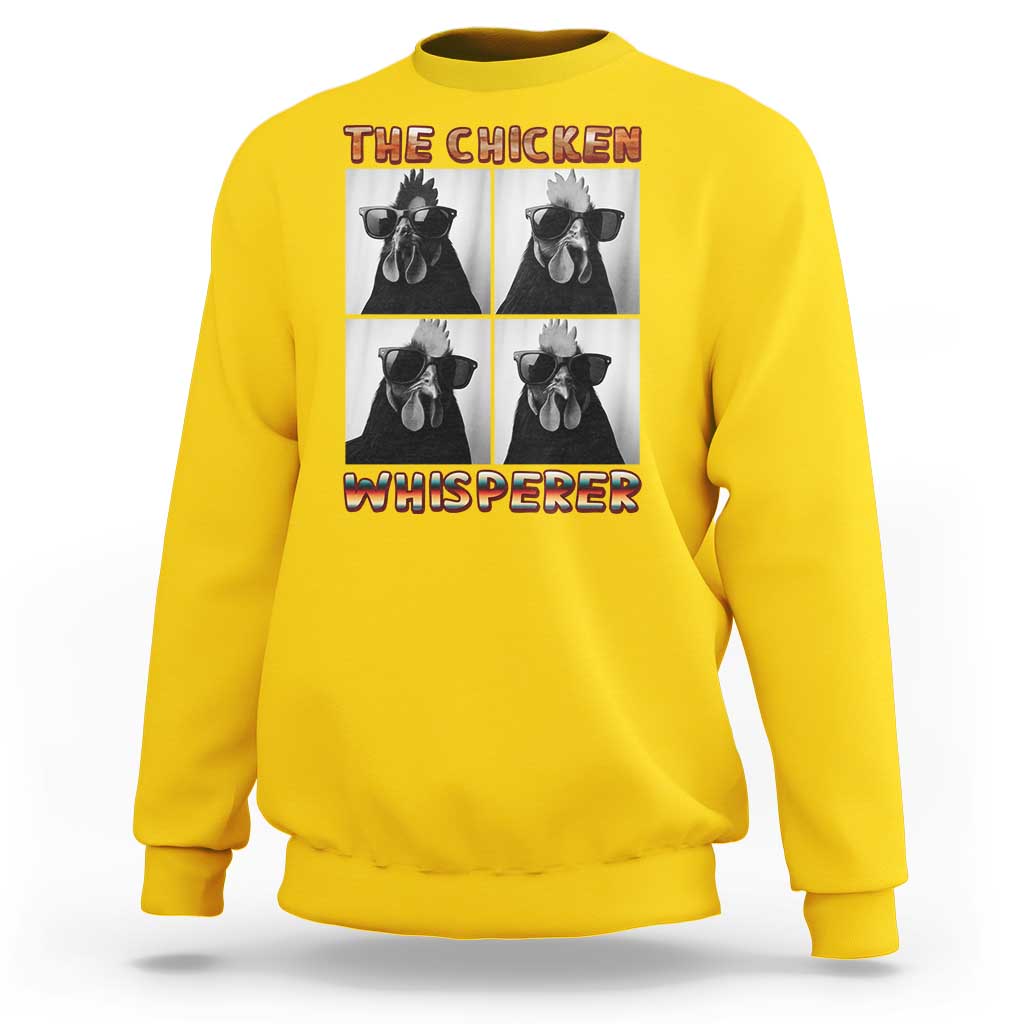 Funny Farm Animal Gift Sweatshirt The Chicken Whisperer - Wonder Print Shop