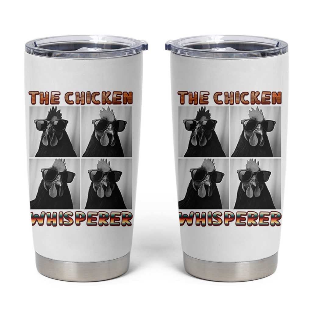 Funny Farm Animal Gift Tumbler Cup The Chicken Whisperer