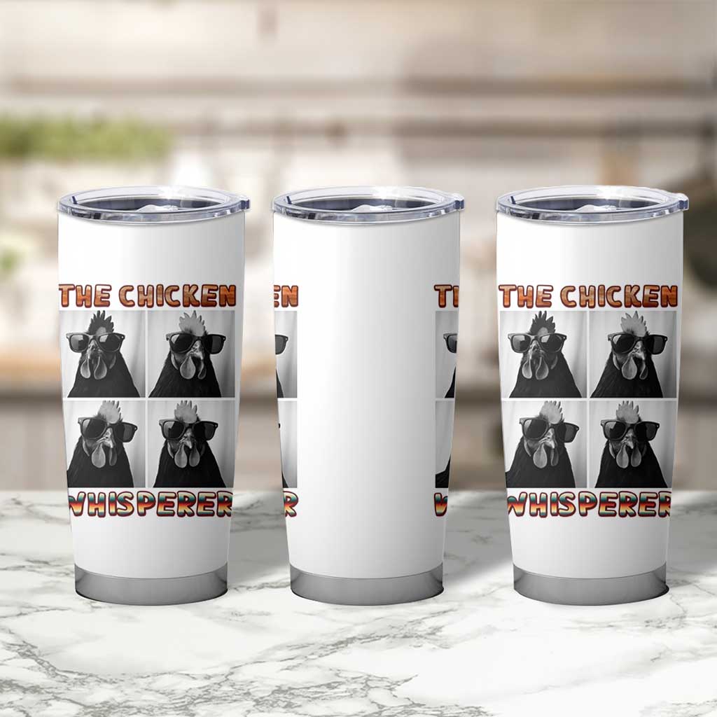 Funny Farm Animal Gift Tumbler Cup The Chicken Whisperer