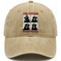 Funny Farm Animal Gift Washed Cotton Baseball Cap The Chicken Whisperer