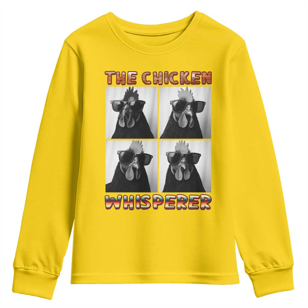Funny Farm Animal Gift Youth Sweatshirt The Chicken Whisperer - Wonder Print Shop