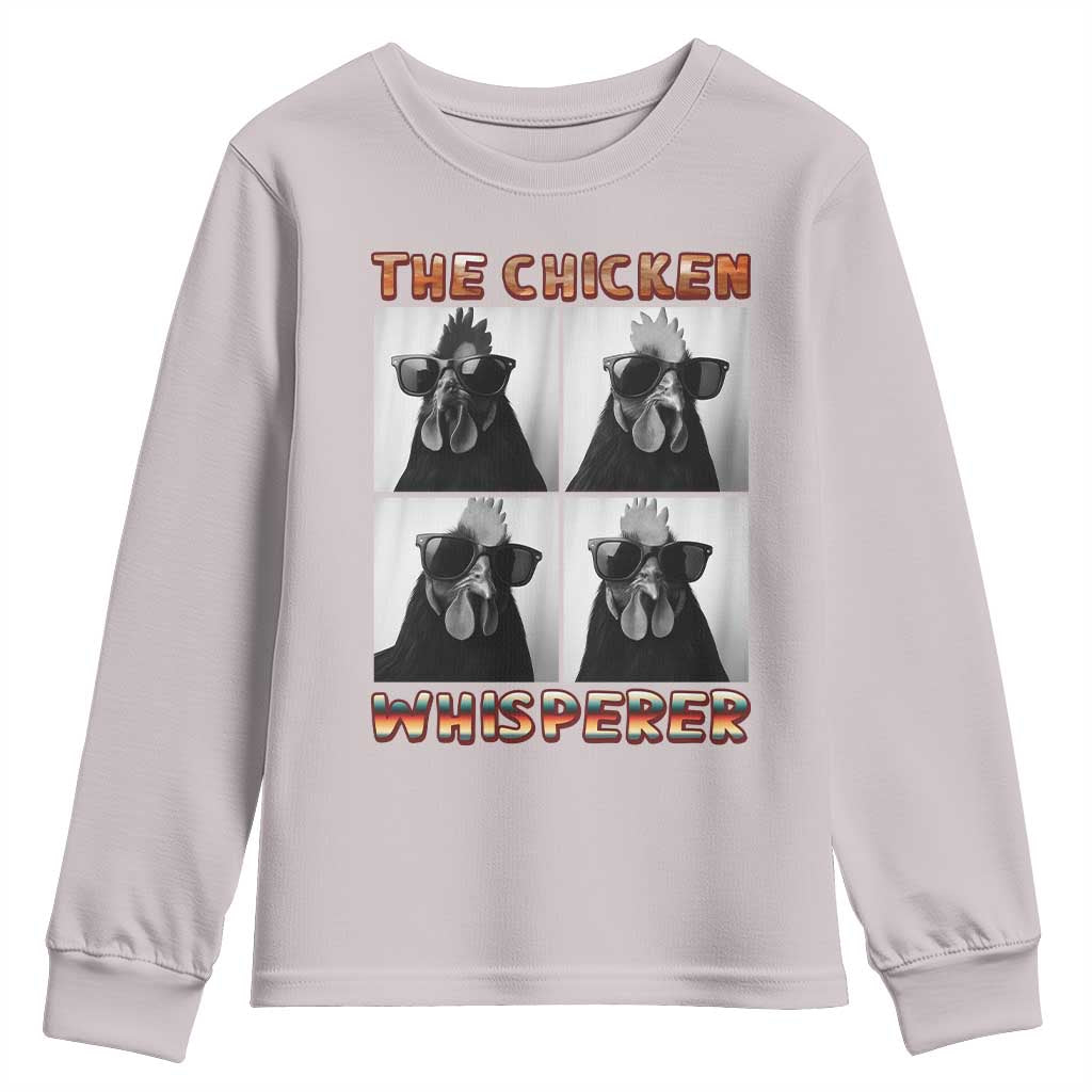 Funny Farm Animal Gift Youth Sweatshirt The Chicken Whisperer - Wonder Print Shop