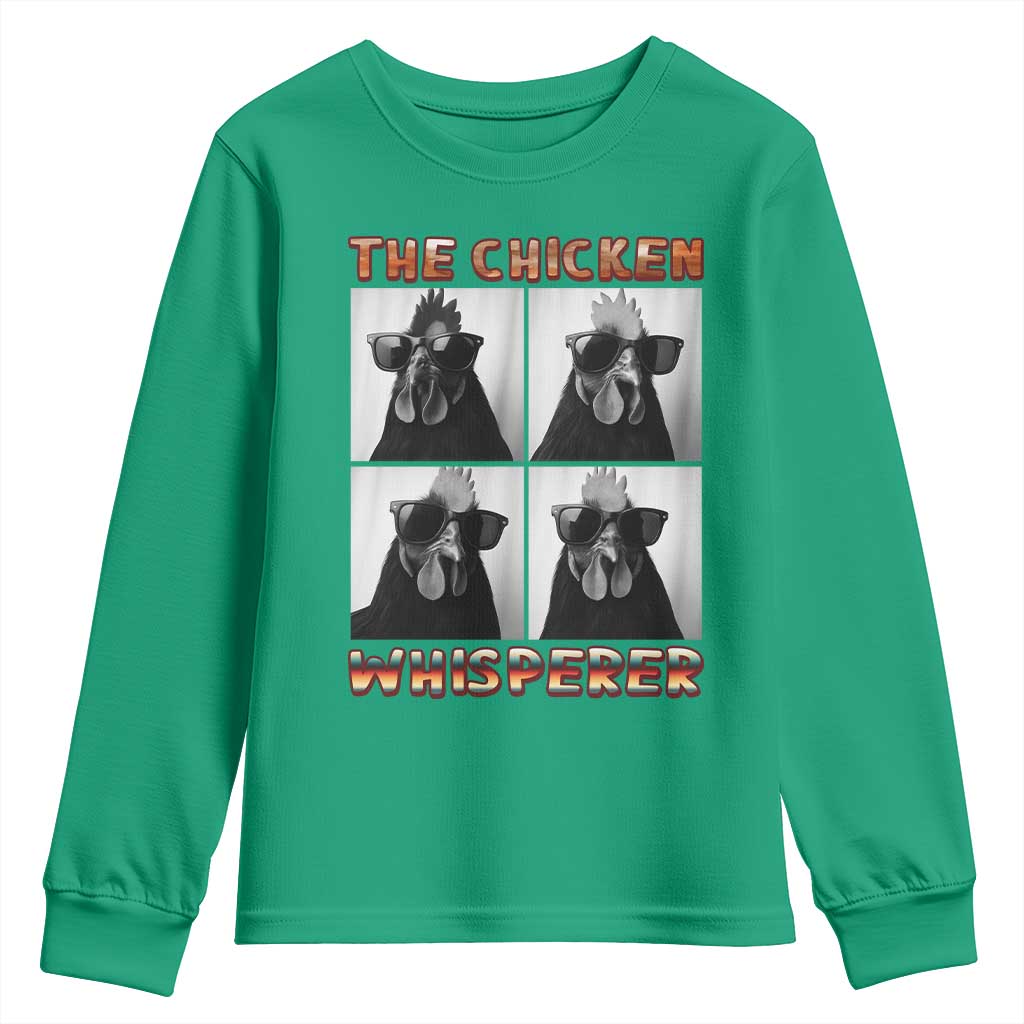 Funny Farm Animal Gift Youth Sweatshirt The Chicken Whisperer - Wonder Print Shop