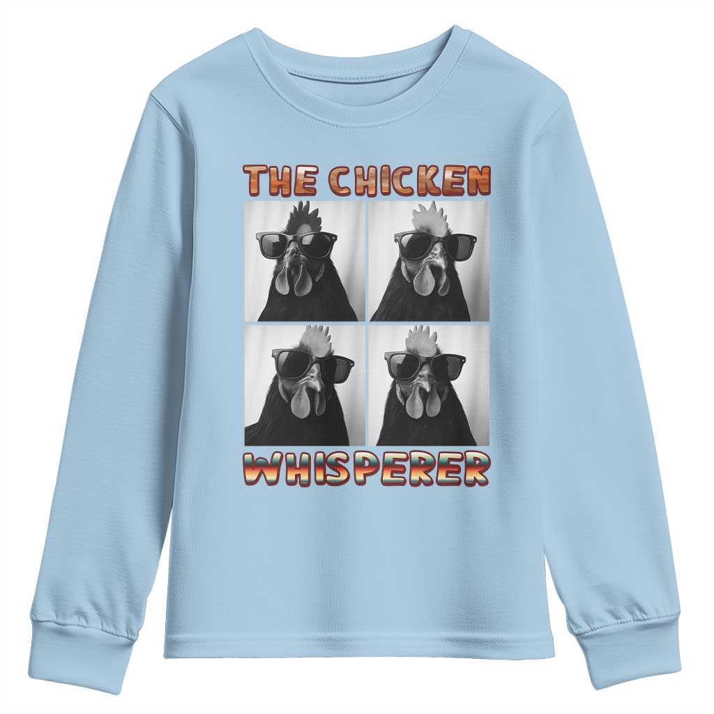 Funny Farm Animal Gift Youth Sweatshirt The Chicken Whisperer - Wonder Print Shop